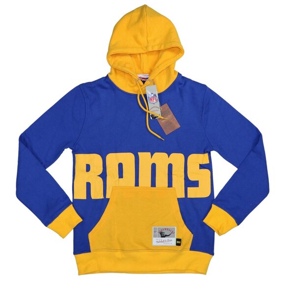 Mitchell & Ness Other - Mitchell & Ness Los Angeles Rams NFL Throwbacks Hoodie Men's Sweatshirt NWT